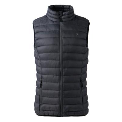 China Waterproof Good Quality Sleeveless Vests For Men Bodywarmer Padded Vest With 2 Side Pockets Closed Entry Zipper for sale