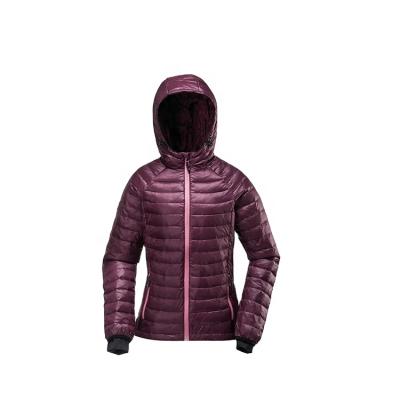 China Lightweight Breathable Women's Stripper Jacket Padded Hooded Sweatshirt Quilted Coat Shorts Outwear for sale