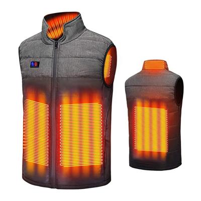 China Casual Lightweight USB Charging Electric Heating Vests For Women Men Single Pockets Custom OEM for sale