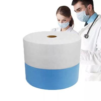 China Anti-bacteria S pp fabric ss pp nonwoven spunbond nonwoven fabric for mask 1ply and 3 ply for sale