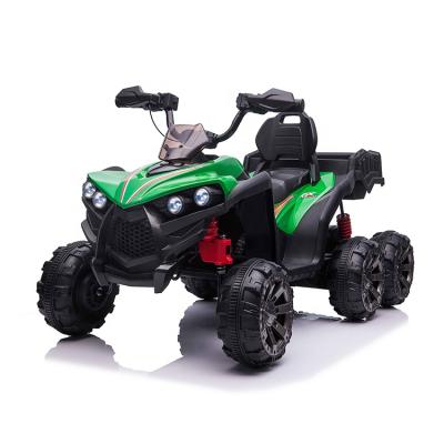 China Handle Speed ​​Control Off Road Kids 12 Volt 6 Wheels Electric Ride On Car Toy Mini Atv Kids For 2-6 Years Old Children for sale