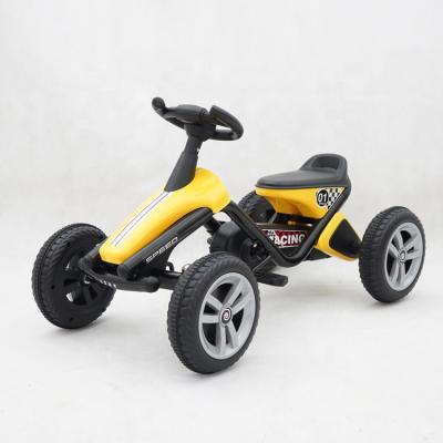 China Ride On Toy Hot Selling Out Door Packaging Go Karts For Kids / Race Car With Brake Air Wheels for sale