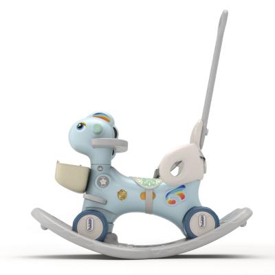 China Ride On Toy New Design Baby Kids Plastic Pegasus Rocking Horse Toy Animal Ride for sale