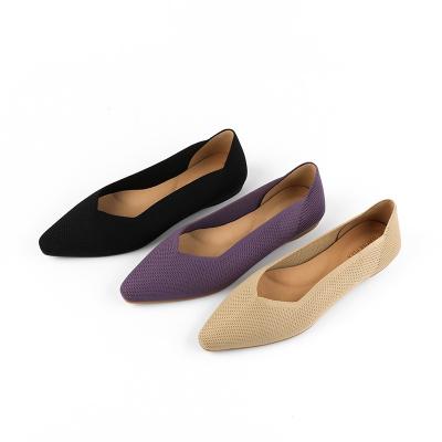 China New Style Breathable Weaving Fabric Women Flats Retro Ladies Shoes Comfortable Soft Bottom Loafers for sale