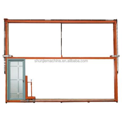 China Building Material Shops Wholesale Four Corners Door Electrical Testing and Balance Machine and Window Verticality Door and Window Assembly Frame for sale