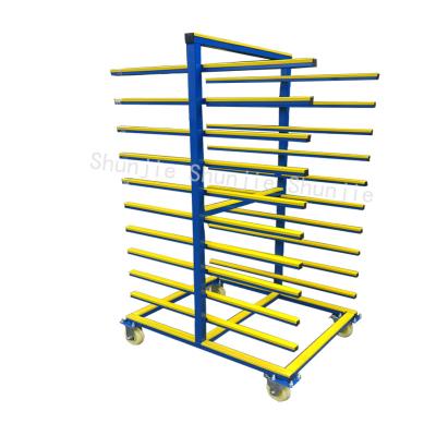 China Other Durable Short 11 Layers Load Capacity 500kg Material Trolley For Aluminum Factory for sale