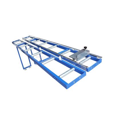 China Plant Material Conveyor Rack 2m/2.8m/3m/6m Large Heat Resistant With Smooth Rollers for sale