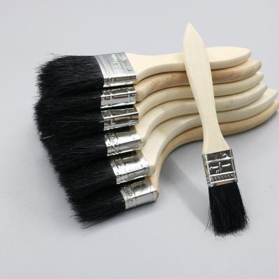 China Wholesale 14mm Bristle Handle Wood Bristle Brush 75mm 3 Inch BBQ Brush for sale