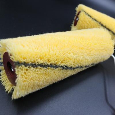 China Long Wool Cotton Yarn Tiger Skin Paint Roller Sweep Wool Inner and Outer Wall Tool Roller Long Fine Brush Brush for sale