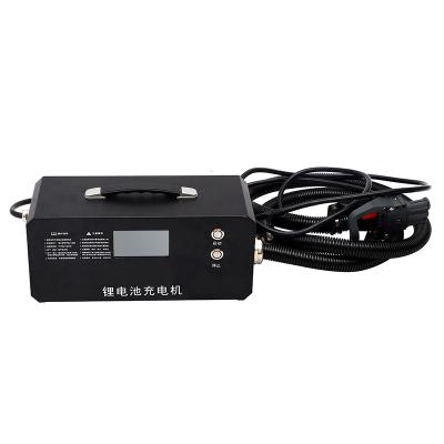 China Smart AGV LGV AMR Li Ion Battery Charger For Electric Forklift for sale