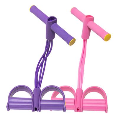 China Sporting Goods Pull Rope Indoor Multi Function Tension Rope Pedal Resistance Exercise Bands Yoga Pedal Stretcher for sale