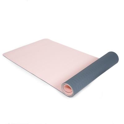 China Home Customized Non-slip Strip Yoga Mat 183cm Length Eco-friendly Logo for sale