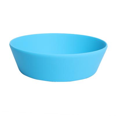 China Attractive Price Viable Durable Rainbow Factory Supply Silicone Portable Snack Bowl for sale