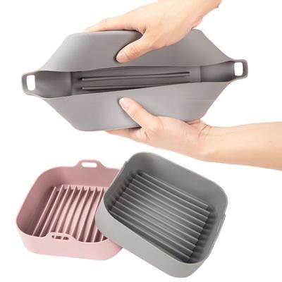 China New Viable Air Fryer Silicone Mat Insulation Pad Roasted Chicken Baking PanAir Fryer Silicone Mold for sale