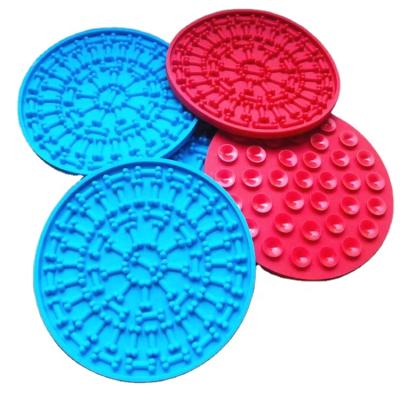 China Home Bathing Suction Cup Multifunctional Non-Toxic Easy Clean Pet Lick Mat Grooming Distraction Feeding Anti Slip Lick Protective Dog for sale