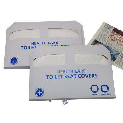 China 200/Pack 14g Pulp Disposable Toilet Virgin Health Care 1/2 Disposable Seat Cover Paper For Daily Use for sale