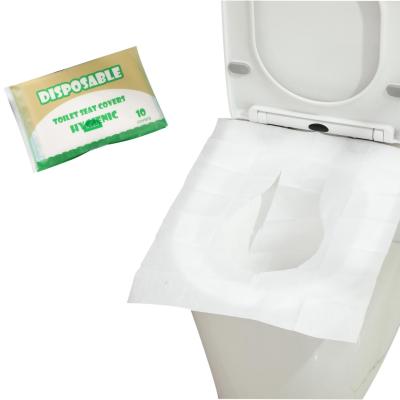 China OEM 28 Times 16 g Pocket Type Disposable Flushable Paper Toilet Seat Cover for sale