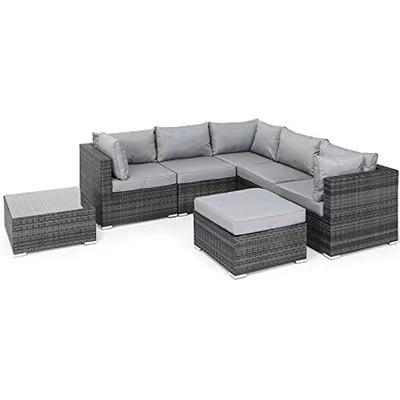 China Water resistant outdoor patio lounge set corner sofa set pe rattan furniture rattan/outdoor wicker sofas for sale