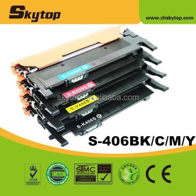 China COMPATIBLE c410w toner for Samsung 406 CLT-406S 406S color toner cartridge for sale