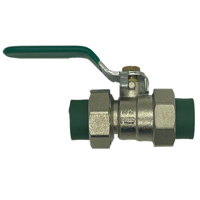 China General Suitable Good Quality Brass Control Water Valve Price PPR Ball Valve Brass Ball Valve for sale