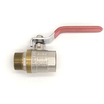 China Modern New Design Water Threaded Brass Seat Ball Valve With Lock for sale