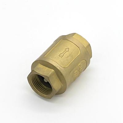 China Prevent Back Flow Of Media 1 Inch China Manufacture Price Brass Two Way Water Check Valve for sale