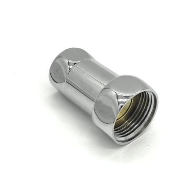 China Widely Used Vent Connection Special Design Brass Polished Chrome Transition Air Gas Female-Female Hose Fitting for sale