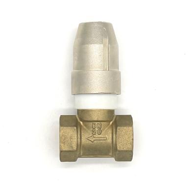 China Water Dn20 Brass For Water Control Flow Water Three Way Latching Magnetic Valve for sale