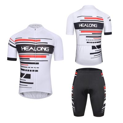 China Wholesale Breathable Cycling Wear And Cycling Tank Top Custom Made Men's Quick-Dry Bicycle Clothing Cycling Shorts Set Men for sale