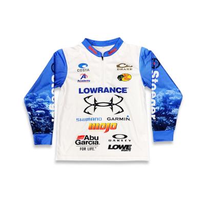 China Antibacterial Custom Full Sublimated Children's Clothing Breathable Mens Fishing Clothing for sale