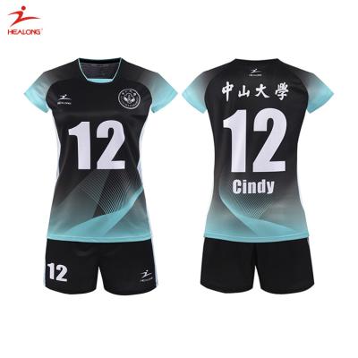 China latest design custom volleyball tank top volleyball uniform for women custom size for sale