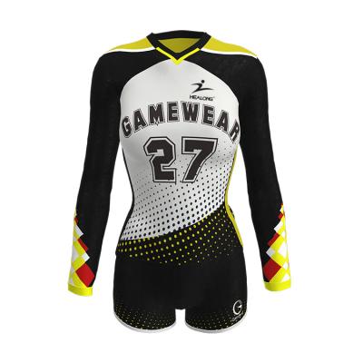 China Customized Volleyball Jersey Sublimation Customized Customized Volleyball Uniform Designs for sale