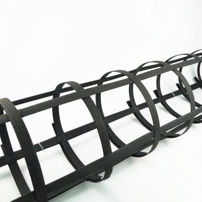 Cina Reinforce Composite Steel Plastic Composite Geogrid HDPE/Steel Wire Geogrid in vendita