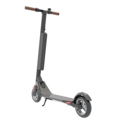 China 300W 36V 8Inch Unisex Adult Recessed Battery Fat Tire Smart Digital Electric Scooter for sale