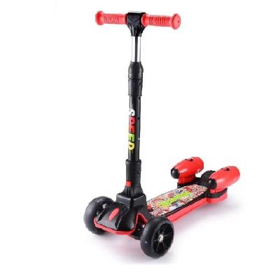 China Plastic Hot Selling 3 Wheels Kick Scooters Foot Scooters For Kids With Water Spraying for sale