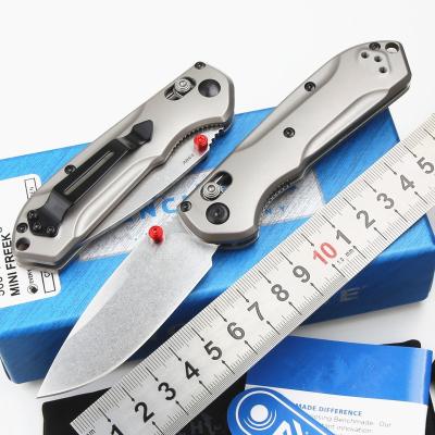 China Stone Wash Outdoor EDC Camping Knife 565-1 Titanium Folding Knife S90V Tactical Multifunction Pocket Knife for sale