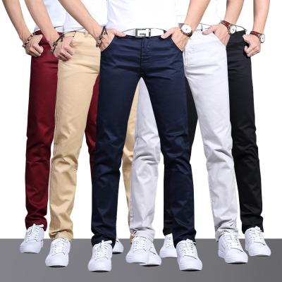 China Newest Design Spring Anti-pilling New Men Fashionable Work Trousers Breathable Casual Thin Pants for sale