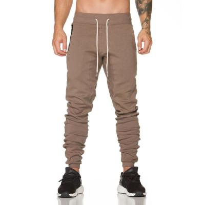 China Spring Anti-pilling Men's Casual Breathable Sweatpants Slim Fit Zipper Men Pants for sale