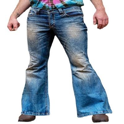 China QUICK DRY blue vintage high waist mens jeans pants jeans pants for men flared pants men for sale