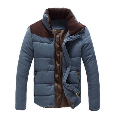 China Men's Winter Anti-Shrink Thicken Stand Collar Down Cotton Coat Men's Casual Jacket for sale