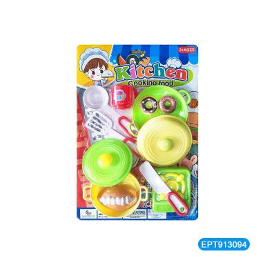 China EPT Cutlery Set Mini Toy Kitchen Plastic Food Pretend Play Kids Toys 26*38*5 cm for sale