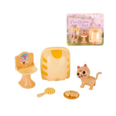 China Other EPT Wholesale Dog House Set Less than 2 Dollar Items Store Pretend Game Children Promotional Dollar Cheap 1 Dollar Toy For Kids for sale