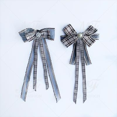 China Classic / Fashion Fashion Cloth Accessories Brooches Bowknot Ribbon Bows Brooch Pins For Women Girls for sale