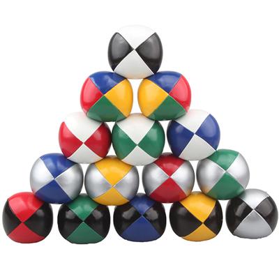 China Toy Pu Spandex Leather Soft Comfortable Juggling Ball Professional Juggling Balls For Sale for sale