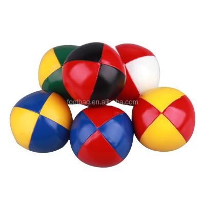 China Soft Toy High Quality Pu Leather Juggling Ball 3 Pcs 10 Pieces Set Juggling Balls Toys Outdoors Playing Game for sale