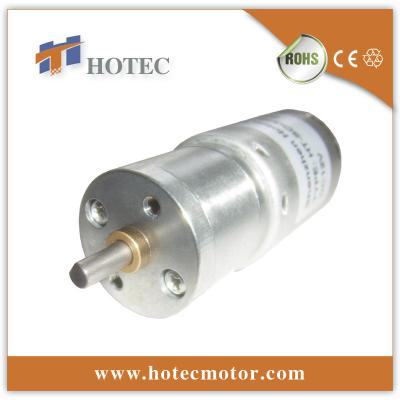 China 4mm center shaft 25mm metal gearbox 3V~24V dc gear motor for sale