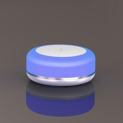 China Household Electrical Appliances Mood Light Wireless Charger 15w Fast Wireless Charger For Mobile Phones for sale