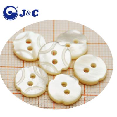 China White dry cleaning J&C MOP shell buttons for fashion shirt.DW007, DW008 for sale