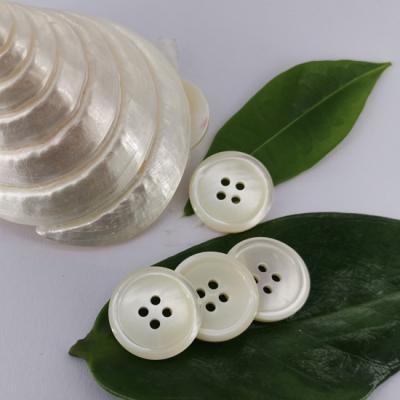 China 4 Hole Washable Shell Button with Beads for Clothing Costume Coat Jacket for sale