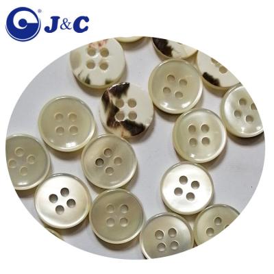 China 4 Holes YOKO Trochus Viable Shell Buttons for sale